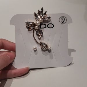 Earring and ear cuff